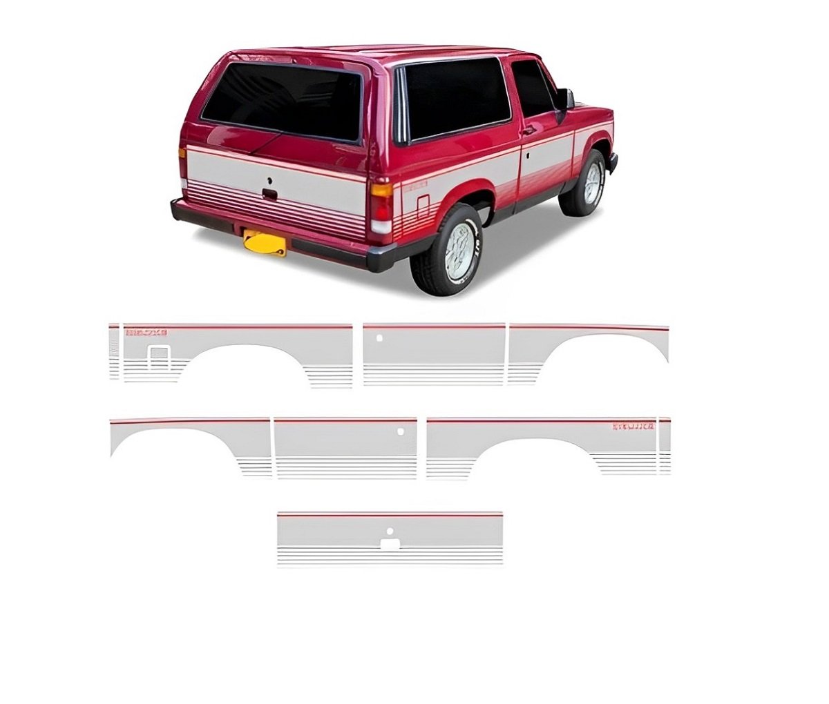 EMBLEMA FAIXA LATERAL GM BONANZA 1989 ATÉ 1993 PRATA