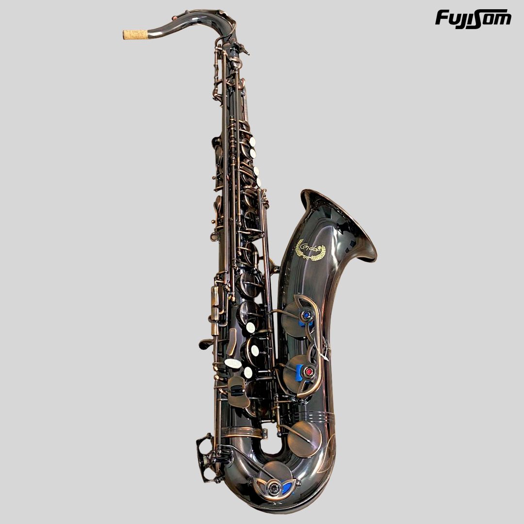 SAX TENOR CONDOR CST-62 PRETO ENVELHECIDO COM CASE