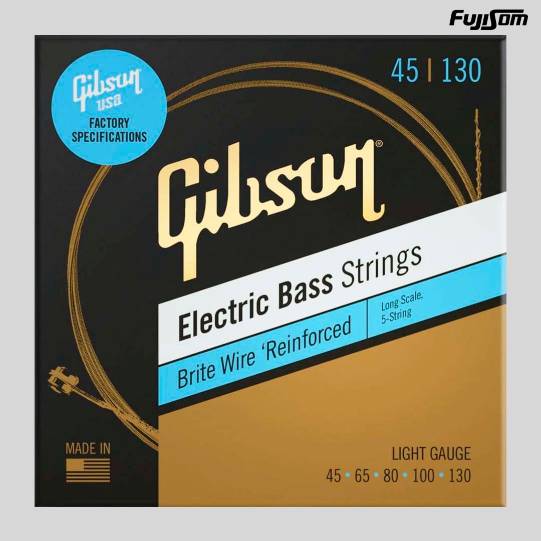 ENCORDOAMENTO GIBSON PARA BAIXO 5C 045 - 130 BRITE WIRE LONGA