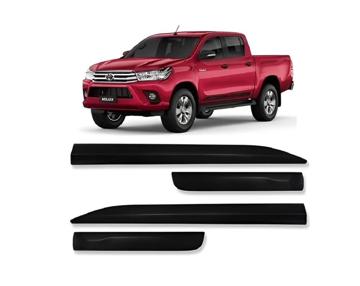 APLIQUE FRISO LATERAL HILUX 16/ CAB.DUPLA MODELO ORIGINAL