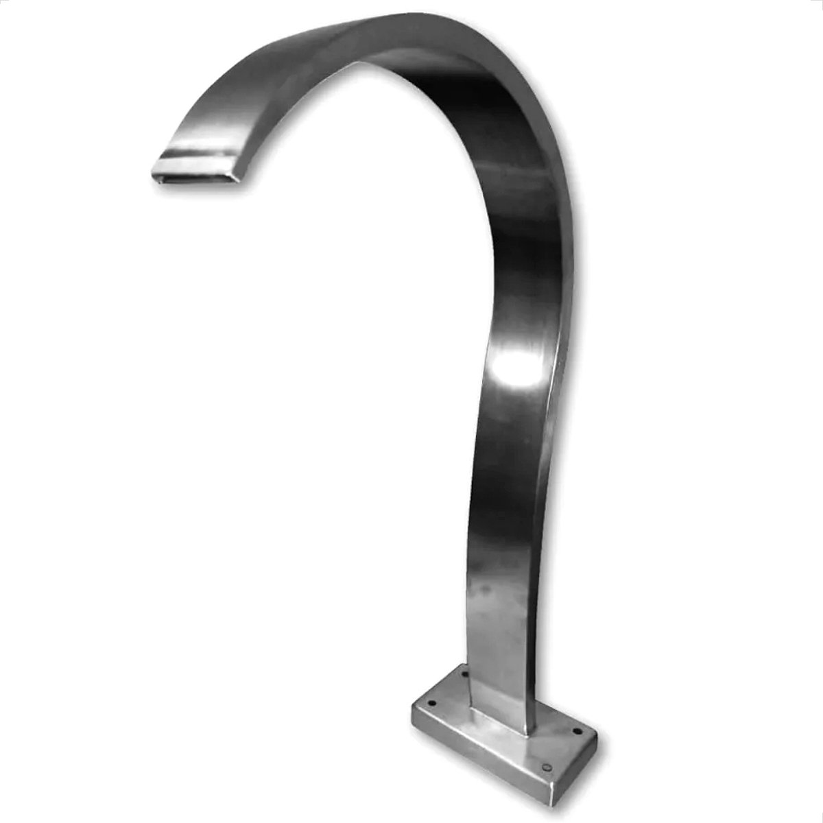 Cascata em Aço inox modelo Canadense - Pooltec