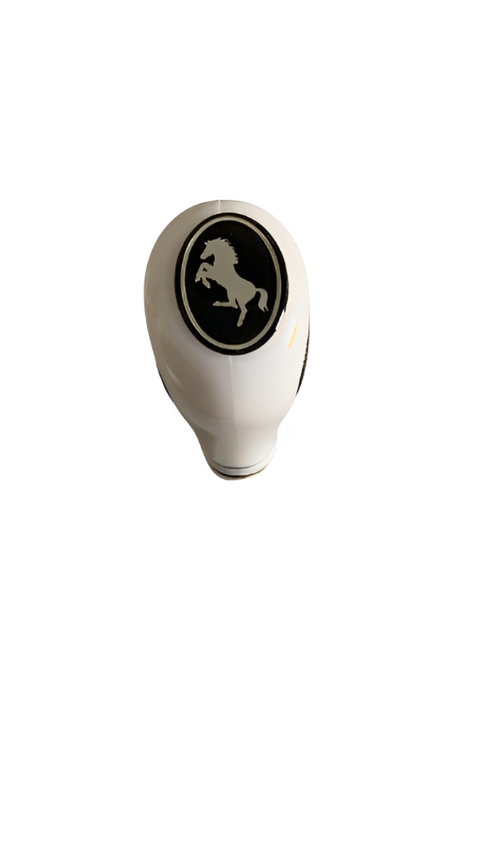 BOLA CAMBIO MANOPLA SPORT BRANCO/PRETO CAVALO 