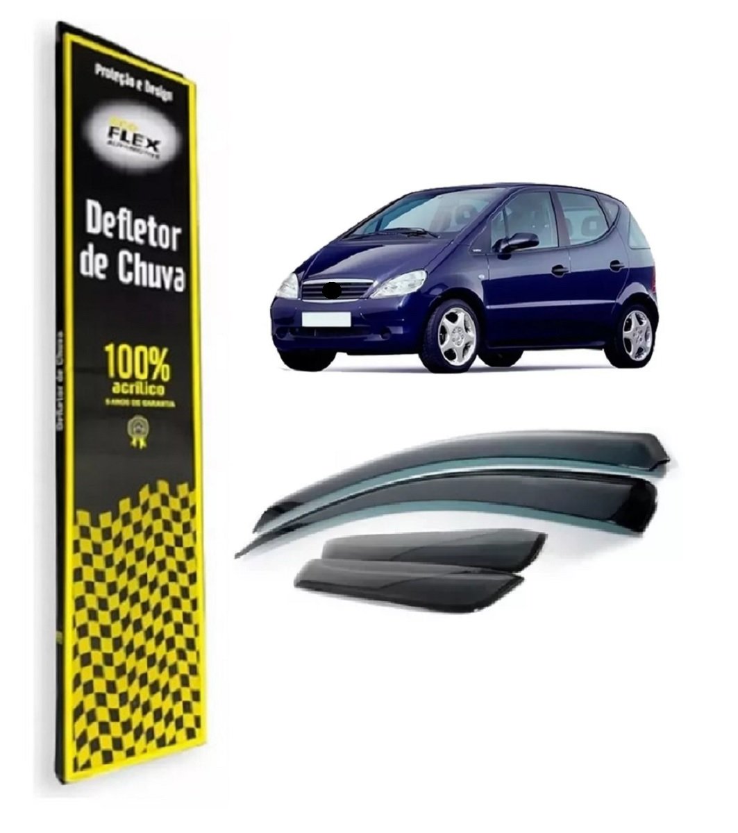 CALHA CHUVA MERCEDES CLASSE A - 4 PORTAS - TODOS - ECOFLEX