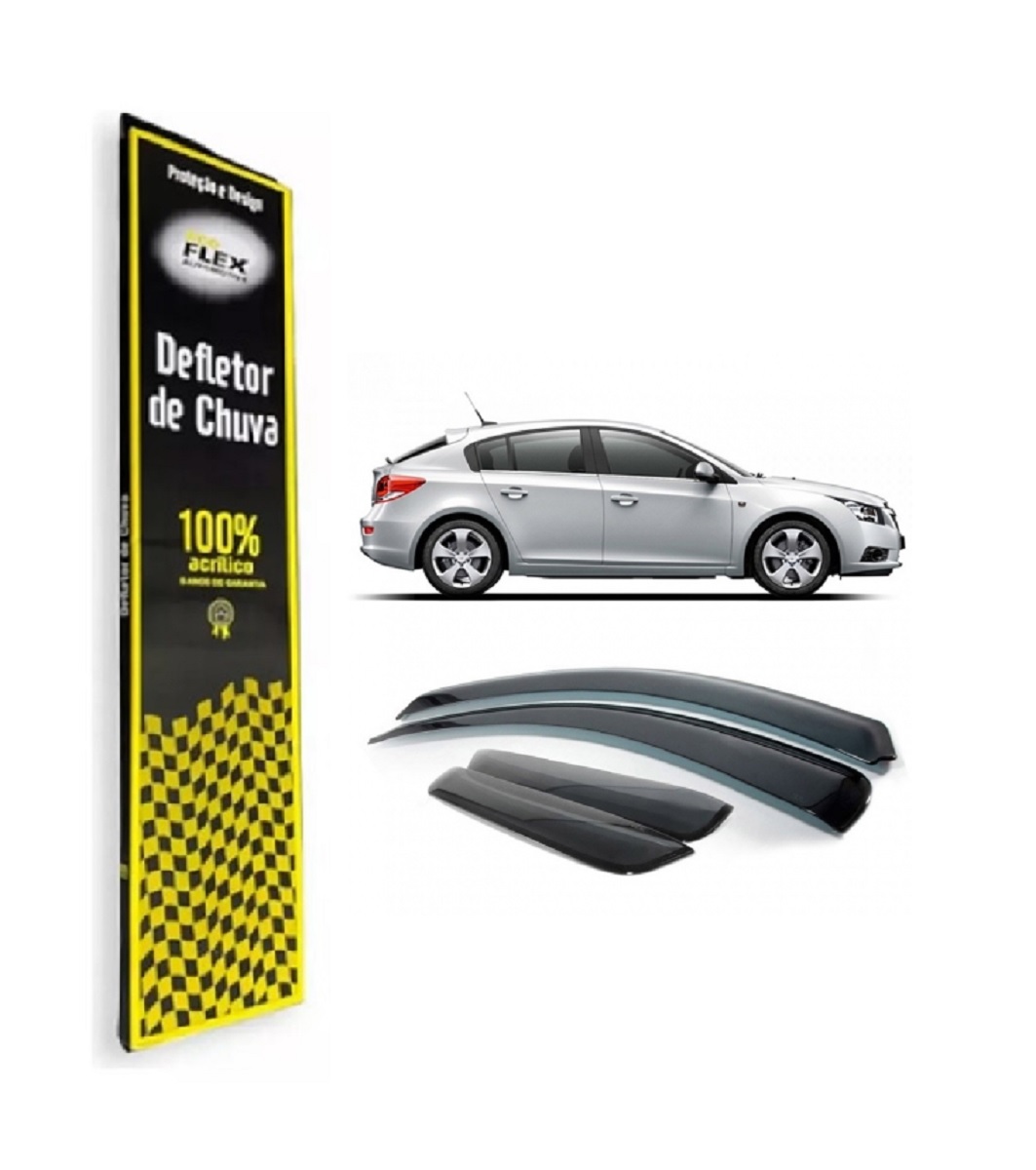 CALHA CHUVA GM CRUZE HATCH 2011 A 2015 4 PORTAS ECOFLEX