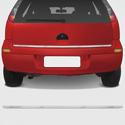 APLIQUE FRISO ACETINADO PORTA MALA CORSA HATCH 2005 A 2010