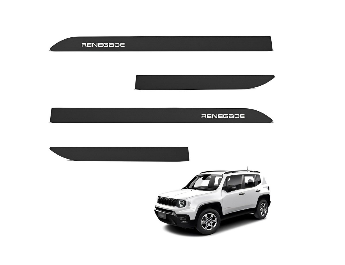 APLIQUE FRISO LATERAL JEEP RENEGADE 15/ 4 PTS PERSONALIZADO 