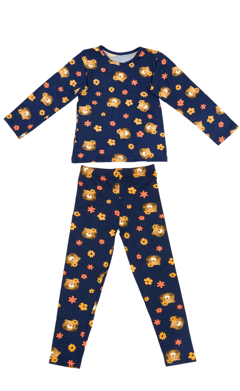 Pijama Infantil Suede Estampado Menina 