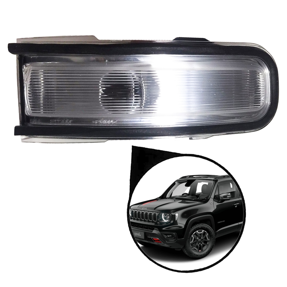 Pisca Seta Retrovisor Lado Direito Jeep Renegade 2016 Ate 2021