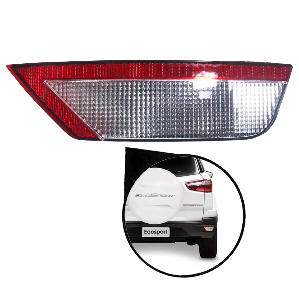 Lanterna Parachoque com Luz de Re Lado Direito Ford Escosport 2013 Até 2020