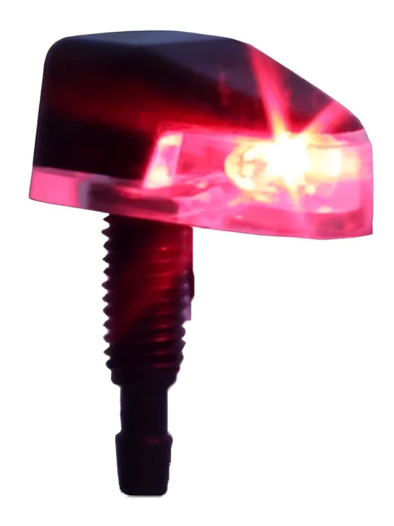 BRUCUTUNING PRETO COM LED VERMELHO