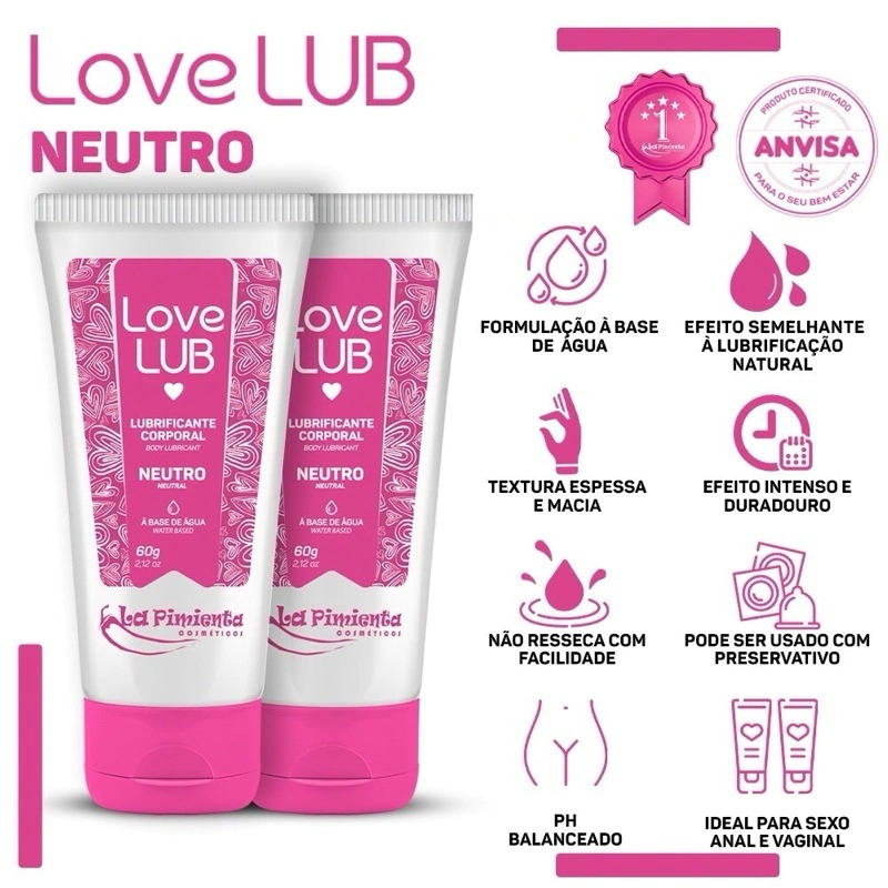 LUBRIFICANTE LOVE LUB LA PIMIENTA 60G NEUTRO 