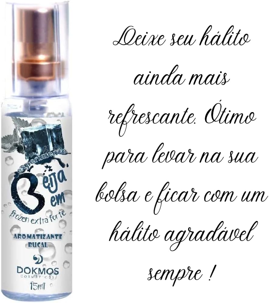 AROMATIZANTE BUCAL DOKMOS BEIJA BEM 15ML MORANGO
