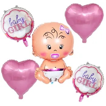 Kit Balão Metalizado Baby Girl 