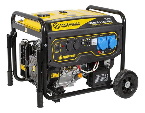 Gerador A Gasolina Portátil Matsuyama 3,5 Kva Bivolt Unic Un