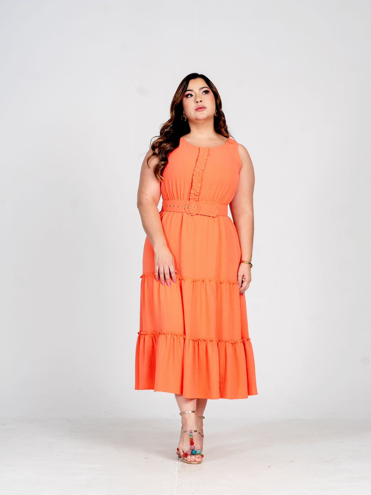 Vestido Camile Coral 