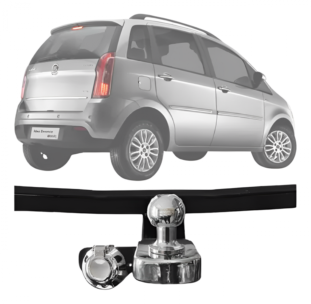 ENGATE PAES FIAT IDEA 2011 ATE 2015 1 FURO LONGARINA 500 KG