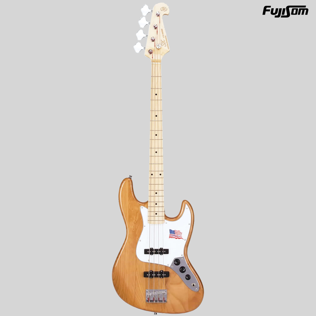 BAIXO SX 4C JAZZ BASS NATURAL AMERICAN ALDER