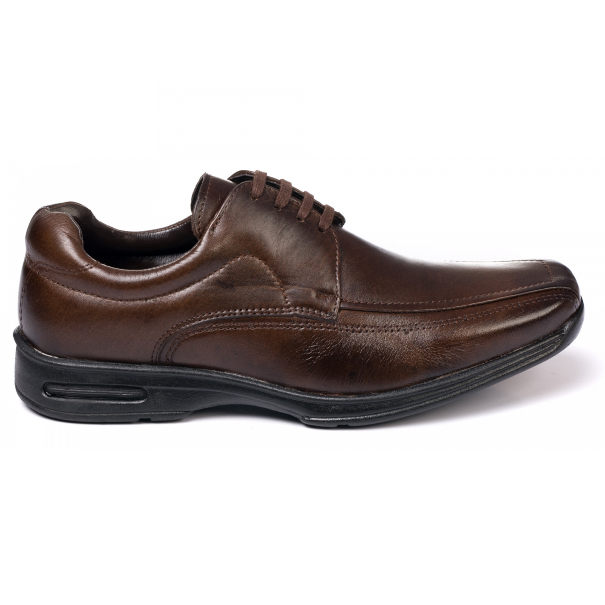 Sapato Social de Amarrar Comfort Brown Tombstone ref.3007