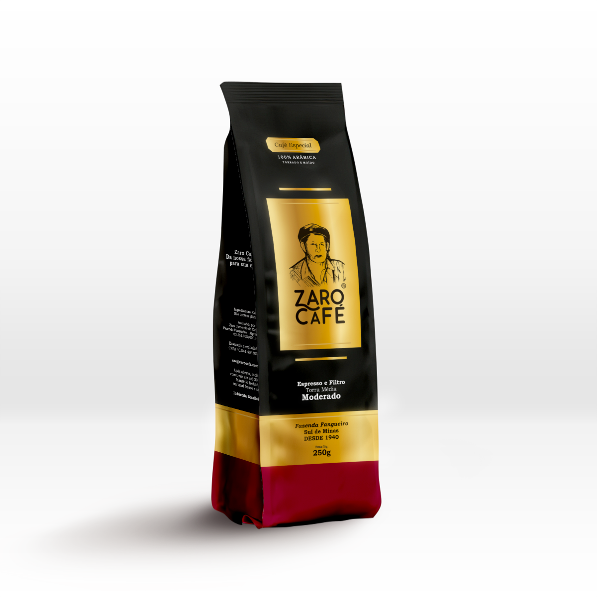 ZARO CAFE GRAO MODERADO 250G