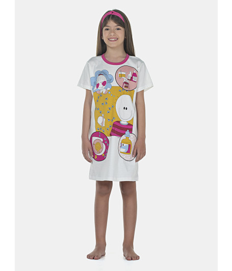 CAMISOLA FEMININA INFANTIL MANGA CURTA - SONHART