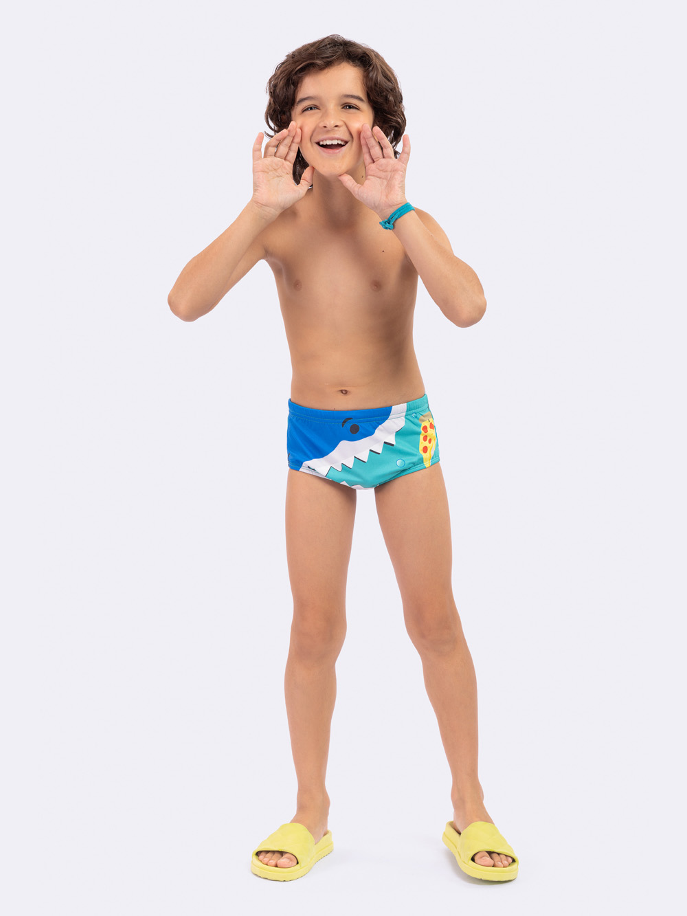 SUNGA INFANTIL TUBARÃO PROTEÇÃO UV50+ - VEGGI