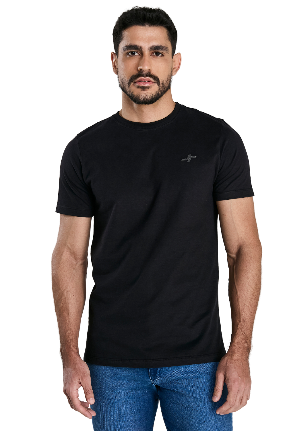 Camiseta Tsw Longer Preta M/c