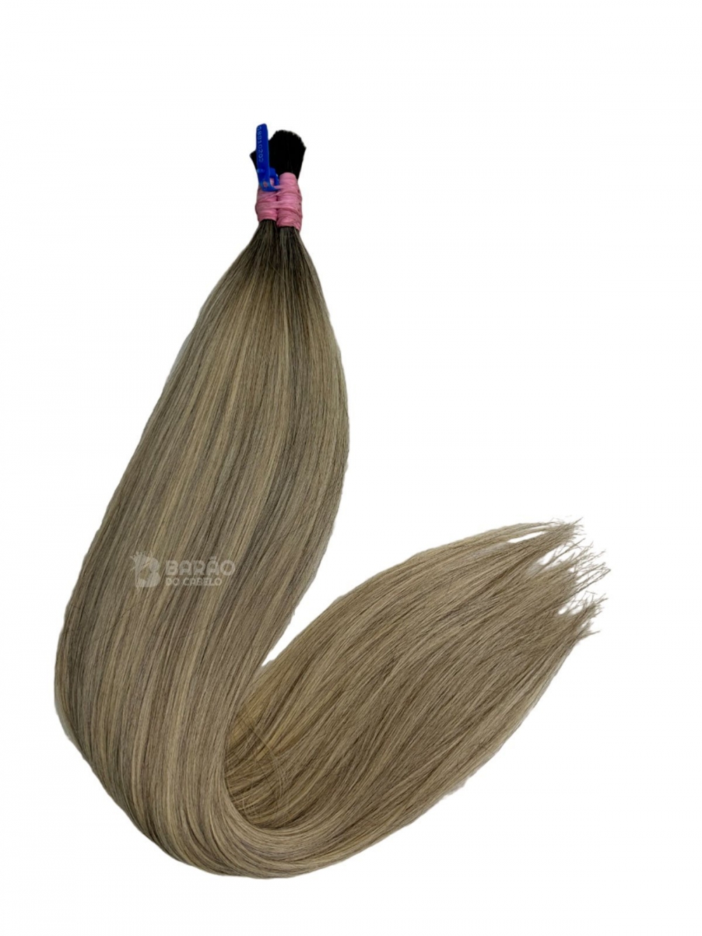 Cabelo Brasileiro Loiro Mesclado 85 CM