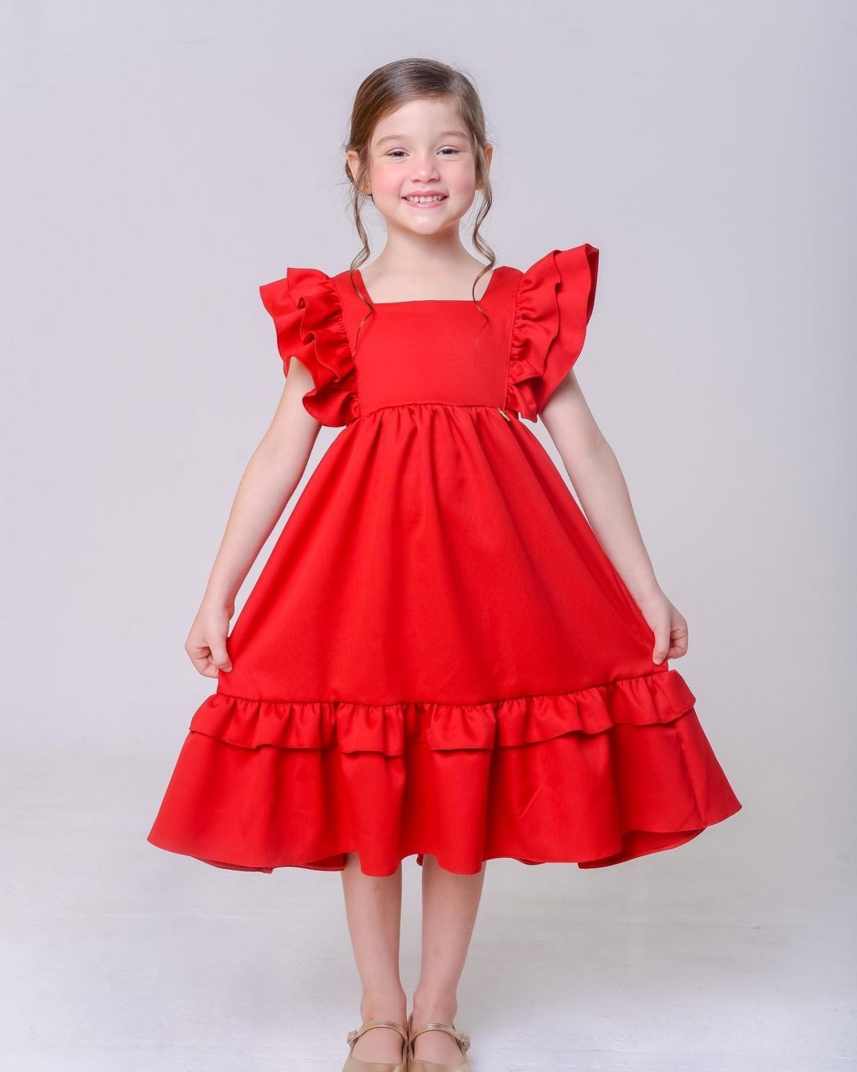 Vestido LUXO Vermelho (Premium)