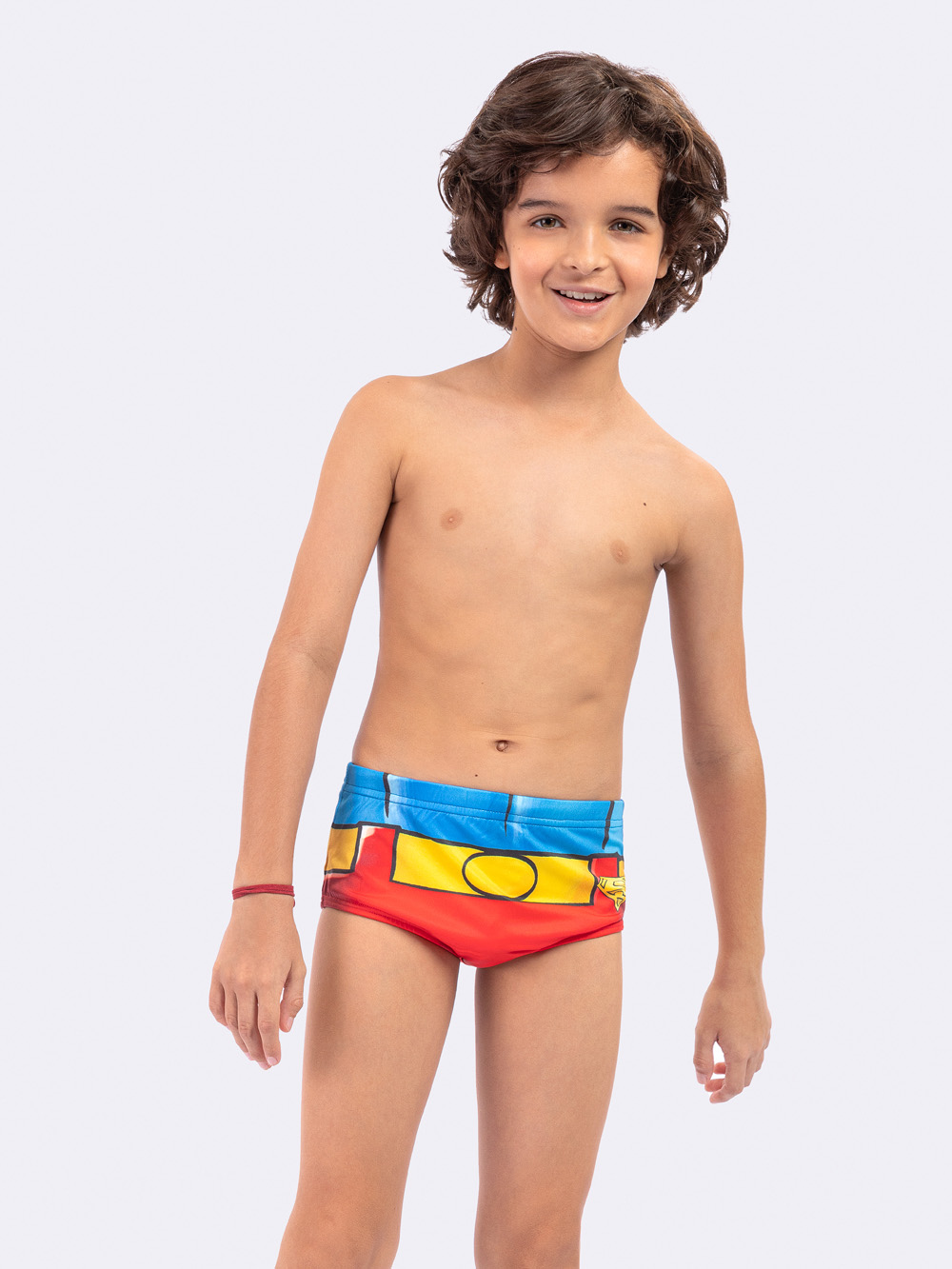 SUNGA INFANTIL SUPER HOMEM PROTEÇÃO UV 50+ - VEGGI
