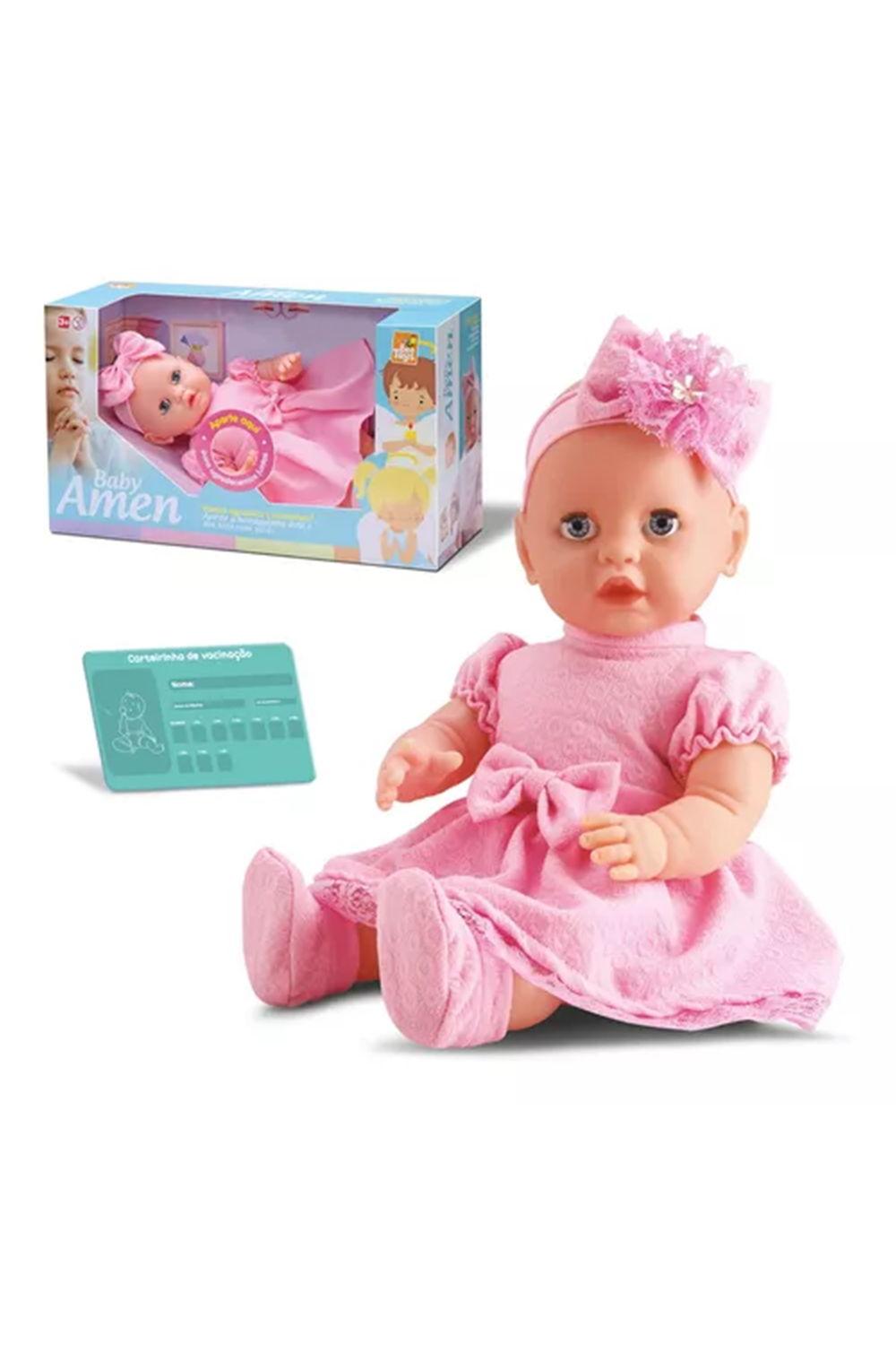 BONECA BABY AMÉM BEE TOYS