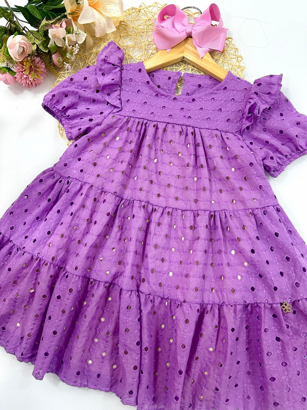 Vestido Eloah Lese Lavanda