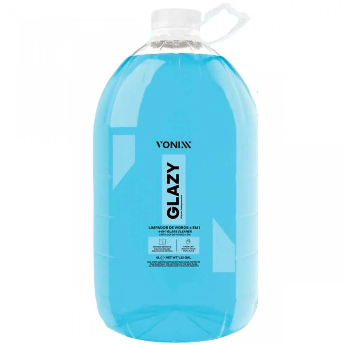 Limpa Vidros 4 Em 1 Redutor Atrito Risco Glazy 5L Vonixx