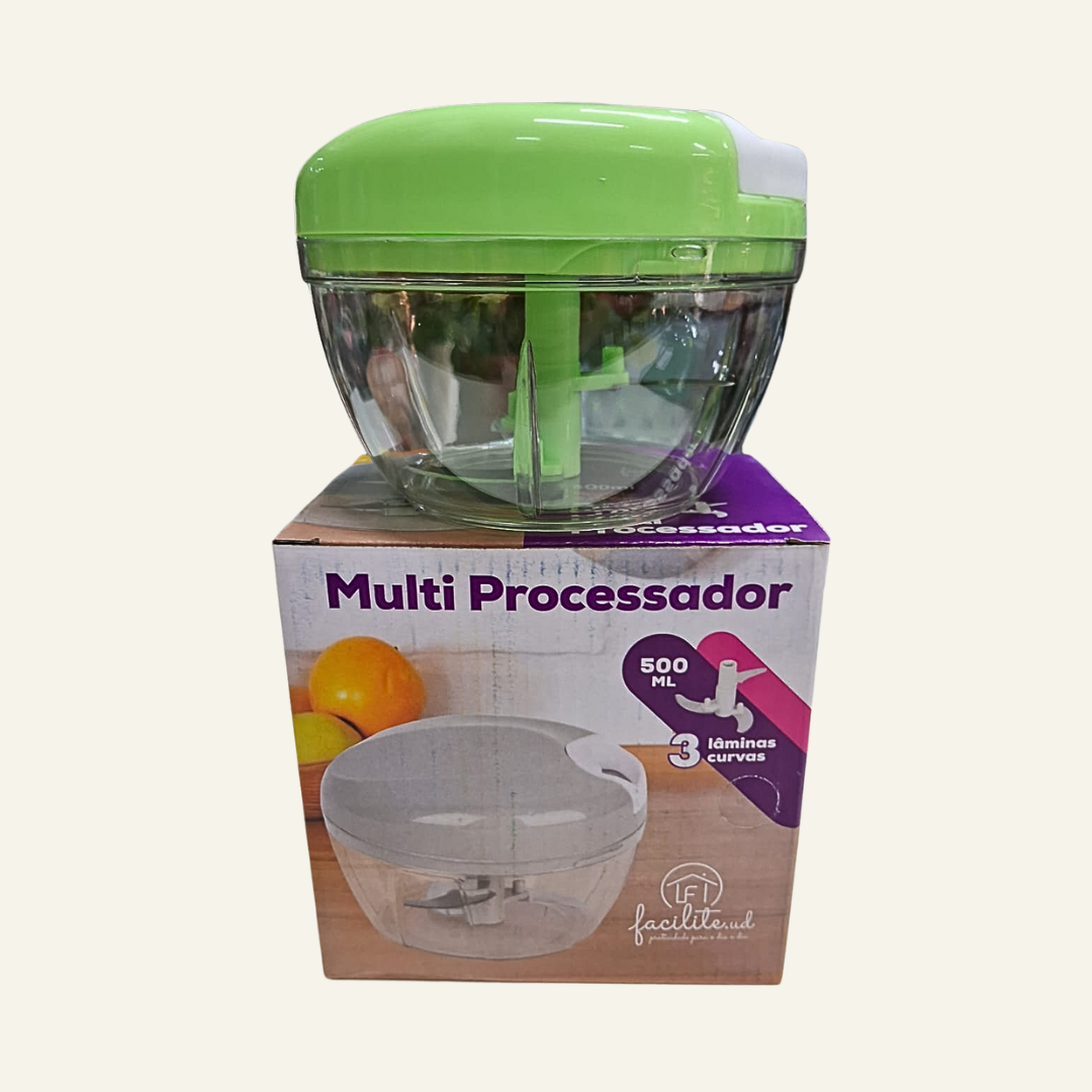 TRITURADOR MANUAL DE PLASTICO/INOX 500ML