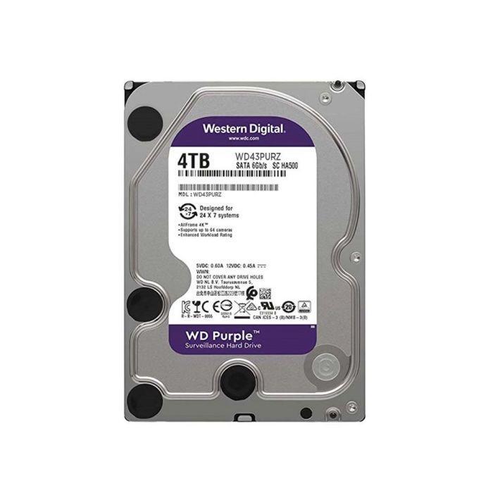 Hd Purple Surveillance 4tb 256mb Sata3 3,5 Western Digital Cor Roxo WD43PURZ