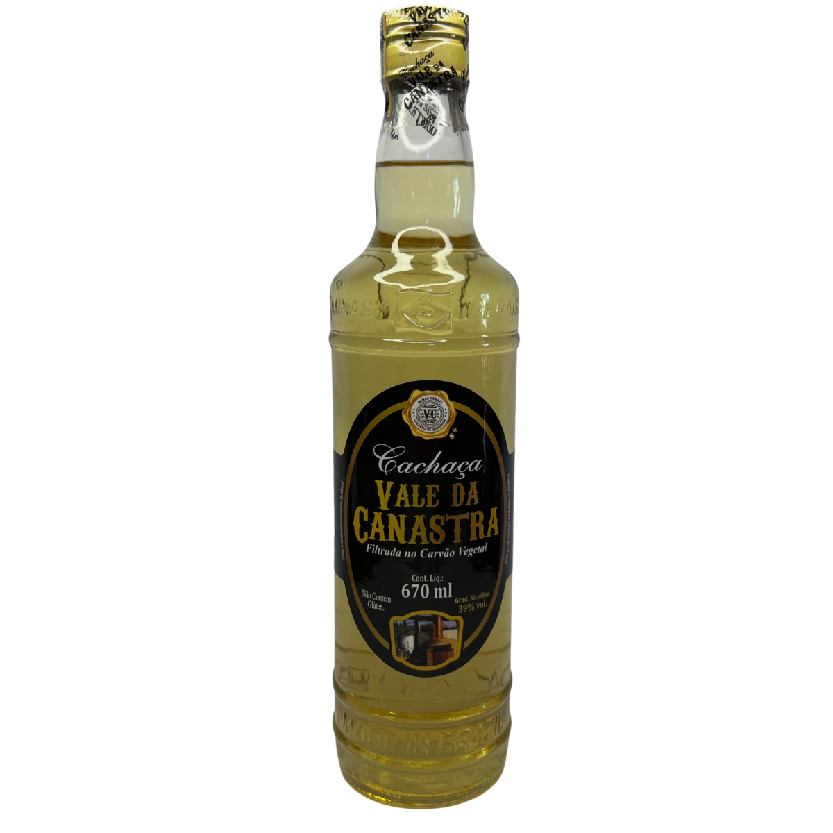 CACHAÇA VALE DA CANASTRA 670 ml OURO