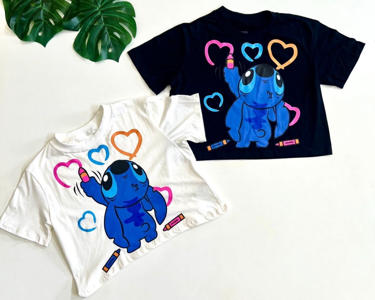 CROPPED T-SHIRT STITCH