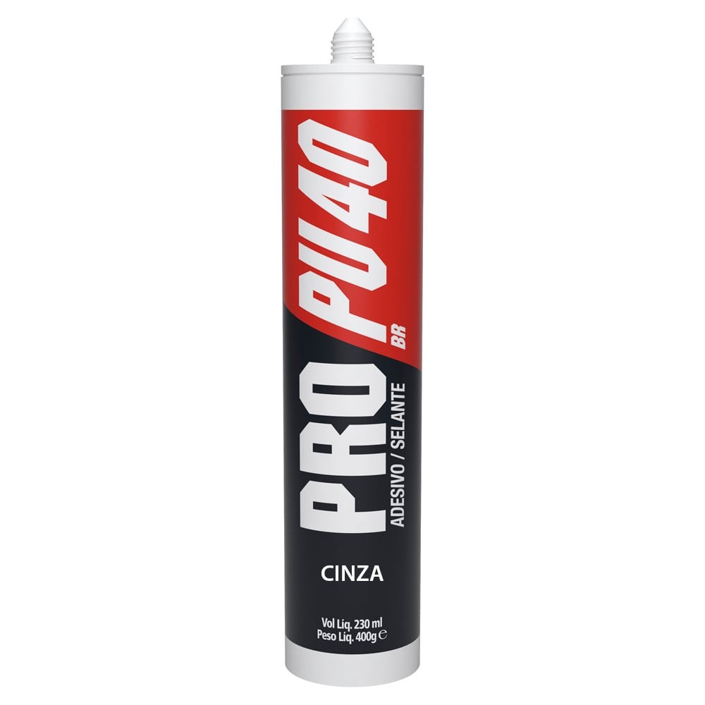 Cola PU 40 PRO Cinza 400g - SOUDAL