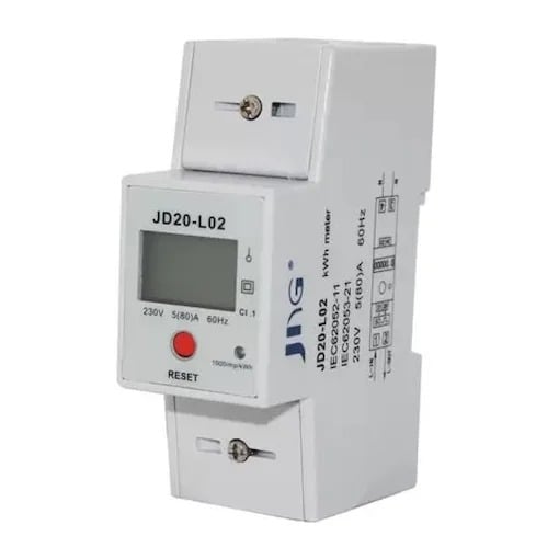 Medidor De Consumo De Energia Monofásico JD20-L02 80A - JNG