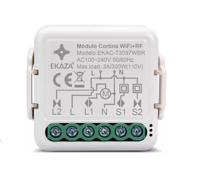 Mini Modulo Para Cortina WI-FI + RF - EKAZA