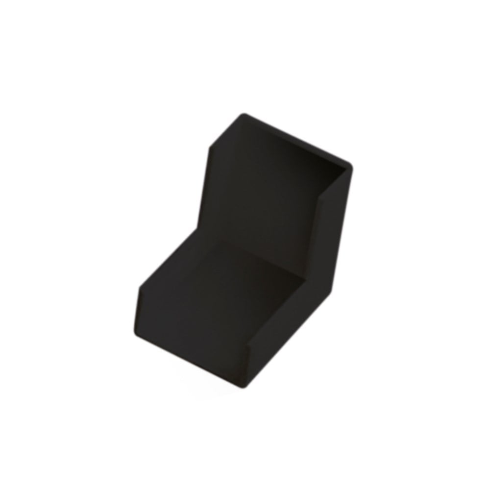 Cotovelo Externo Para Canaleta 20x10mm Preto - ALUMBRA