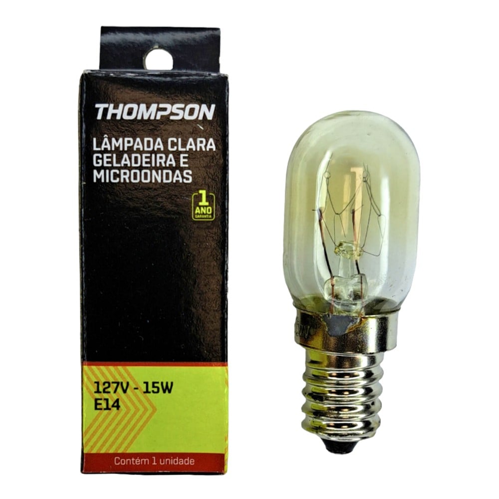 Lâmpada Geladeira/Microondas 15W/127V E-14 - THOMPSON