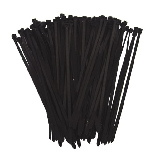 Abraçadeira Nylon 2,5x150 Com 100 Un Preto - THOMPSON