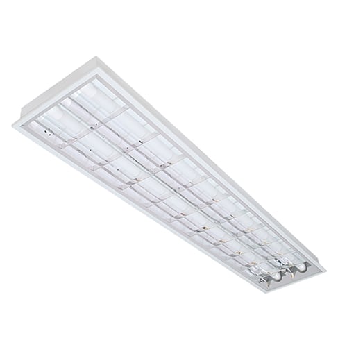 Luminária Embutir Aleta Refletora 2X18 - LUME