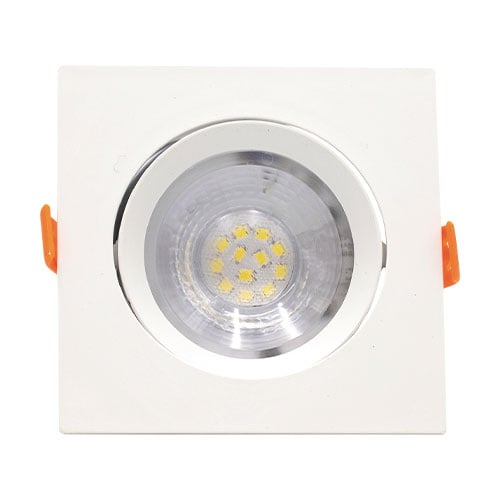 Spot de Led de Embutir Quadrado 07W 6500K Branco Frio