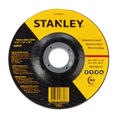 Disco Desbast 4.1/2X7/8X6.0 - STANLEY