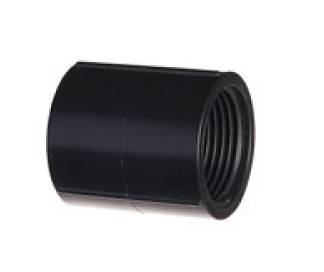 Luva Eletroduto PVC 1 Roscável Preto