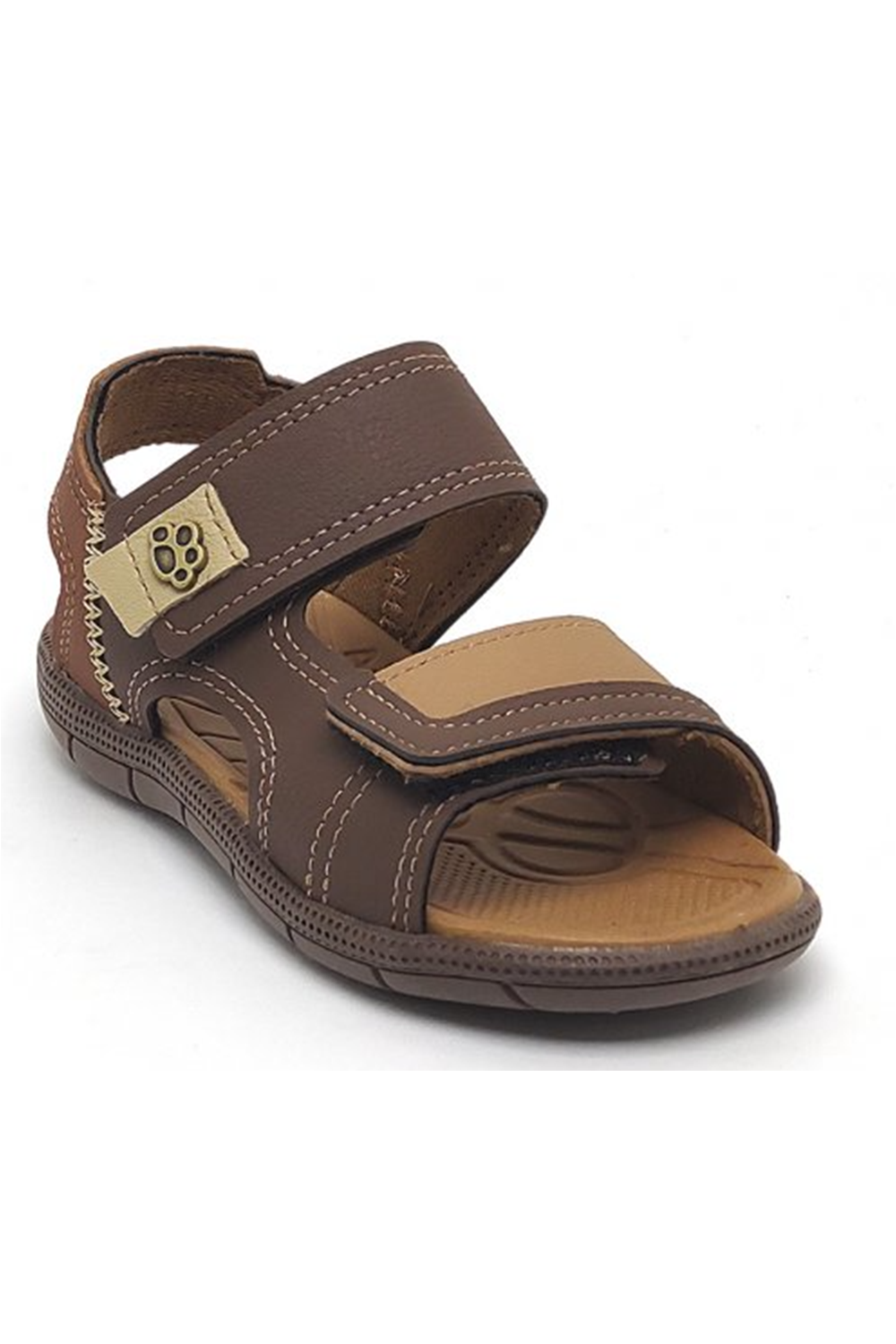 171228000 PAPETE TIC TAC CASUAL - 171 CHOCOLATE/TAUPE/AREIA 18/27