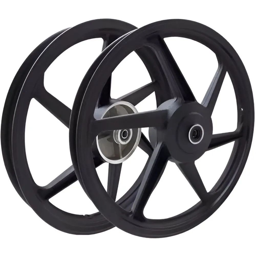 Par Roda Liga Leve Scud | Titan 150 | Disco Preto | 6 Palitos | 2004-2013 