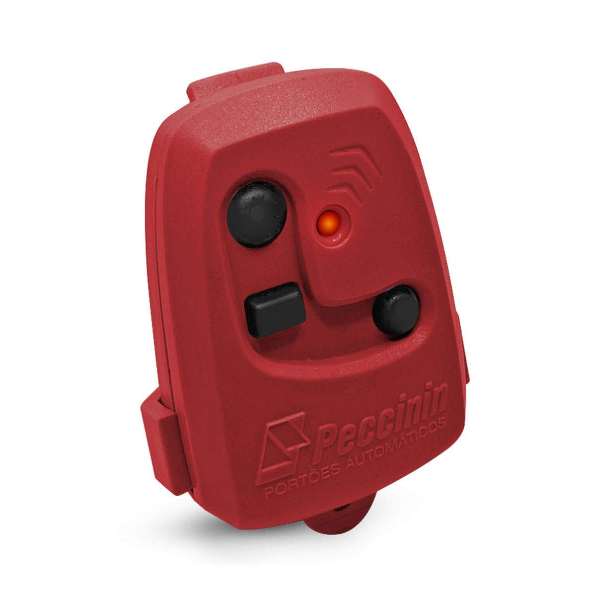 PEC Controle Remoto Portão 3 Teclas Nice Peccinin Vermelho
