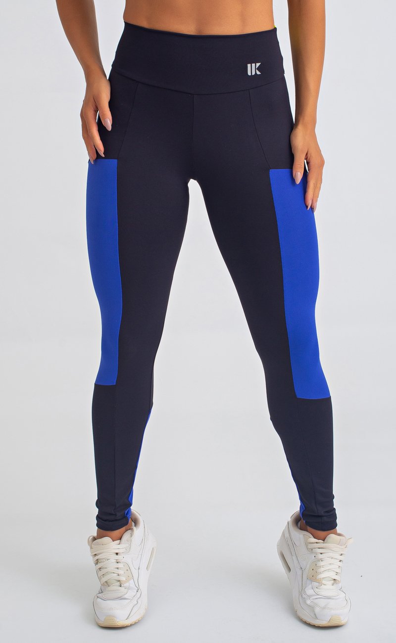 Calça Legging Poliamida Básica Preta - Motivation